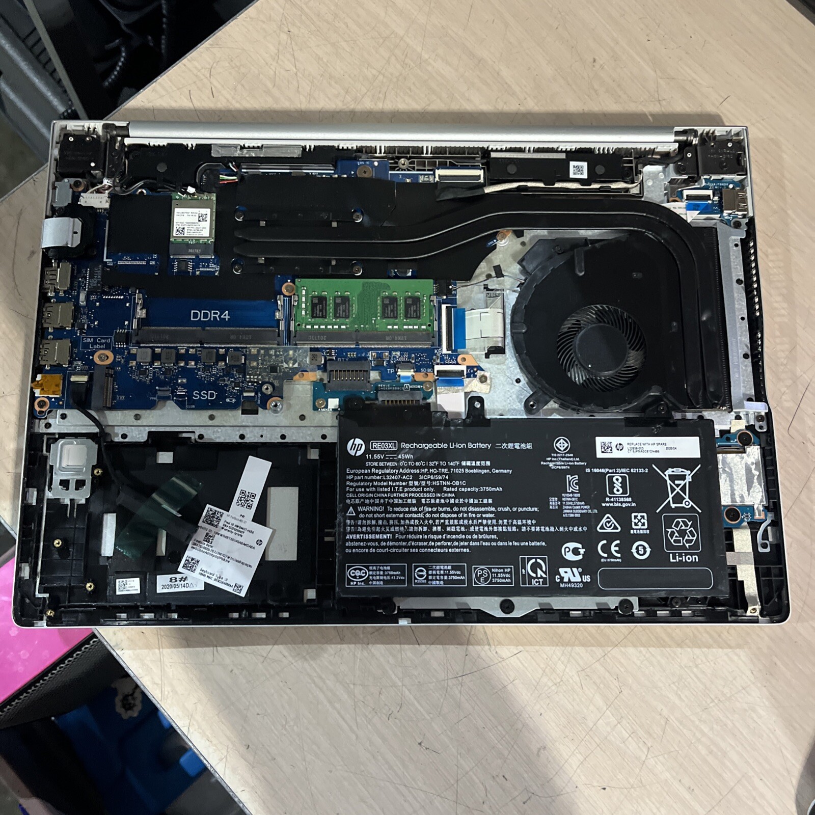 HP PROBOOK 450 G7 INTEL CORE I3-10110U 2.10GHZ 8GB RAM NO HD