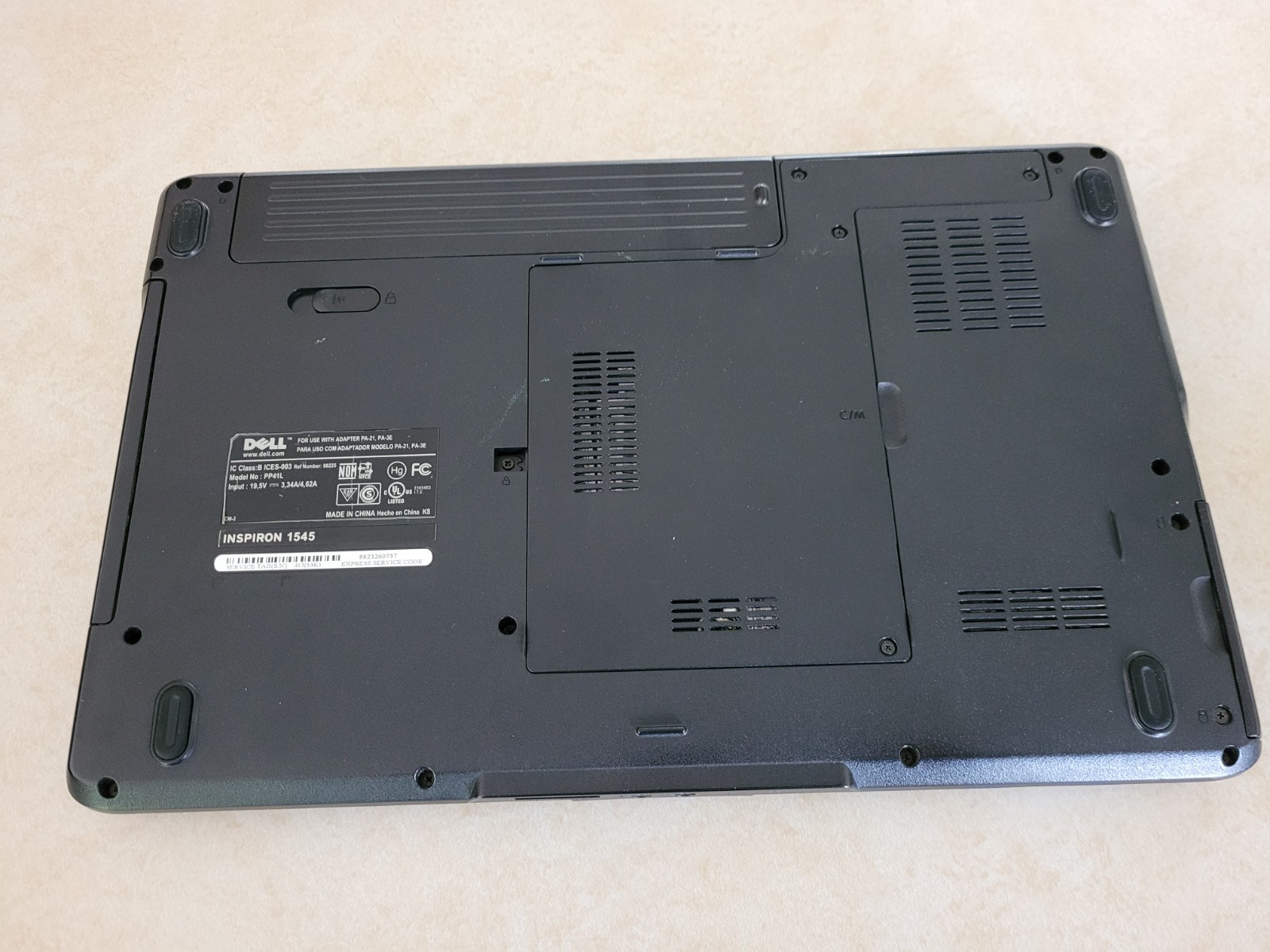 Dell Inspiron 1545 Laptop Pentium Dual Core T4400 4G RAM Windows 10/Linux Mint