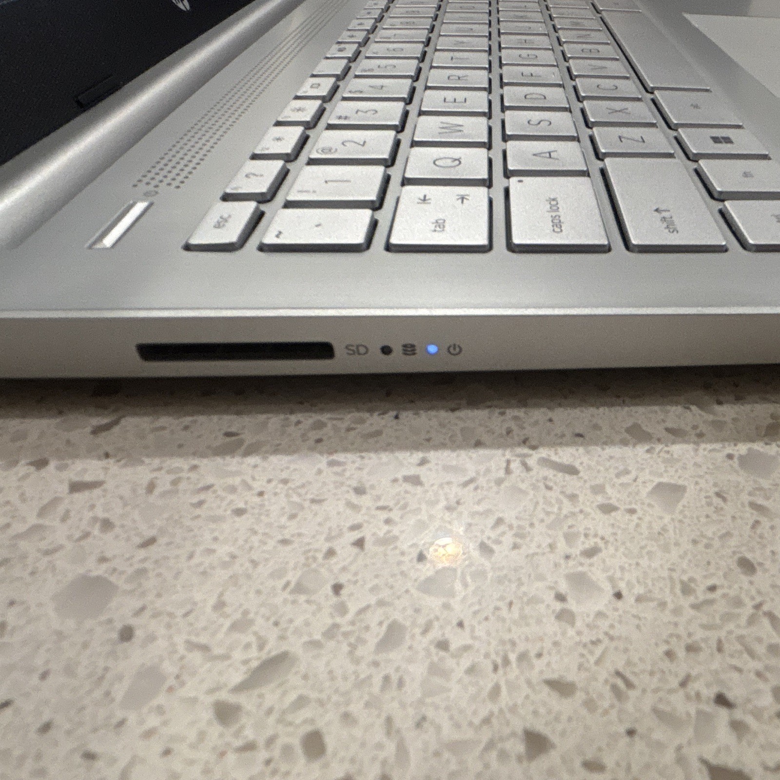 HP 14″ Silver Laptop Intel Windows 11 USB-C HDMI SD Slot Webcam Charger