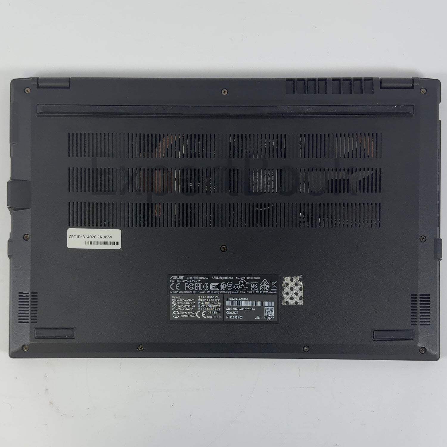 Asus ExpertBook B1 B1402CGA 14″ N100 0.8GHz 4GB RAM 128GB SSD