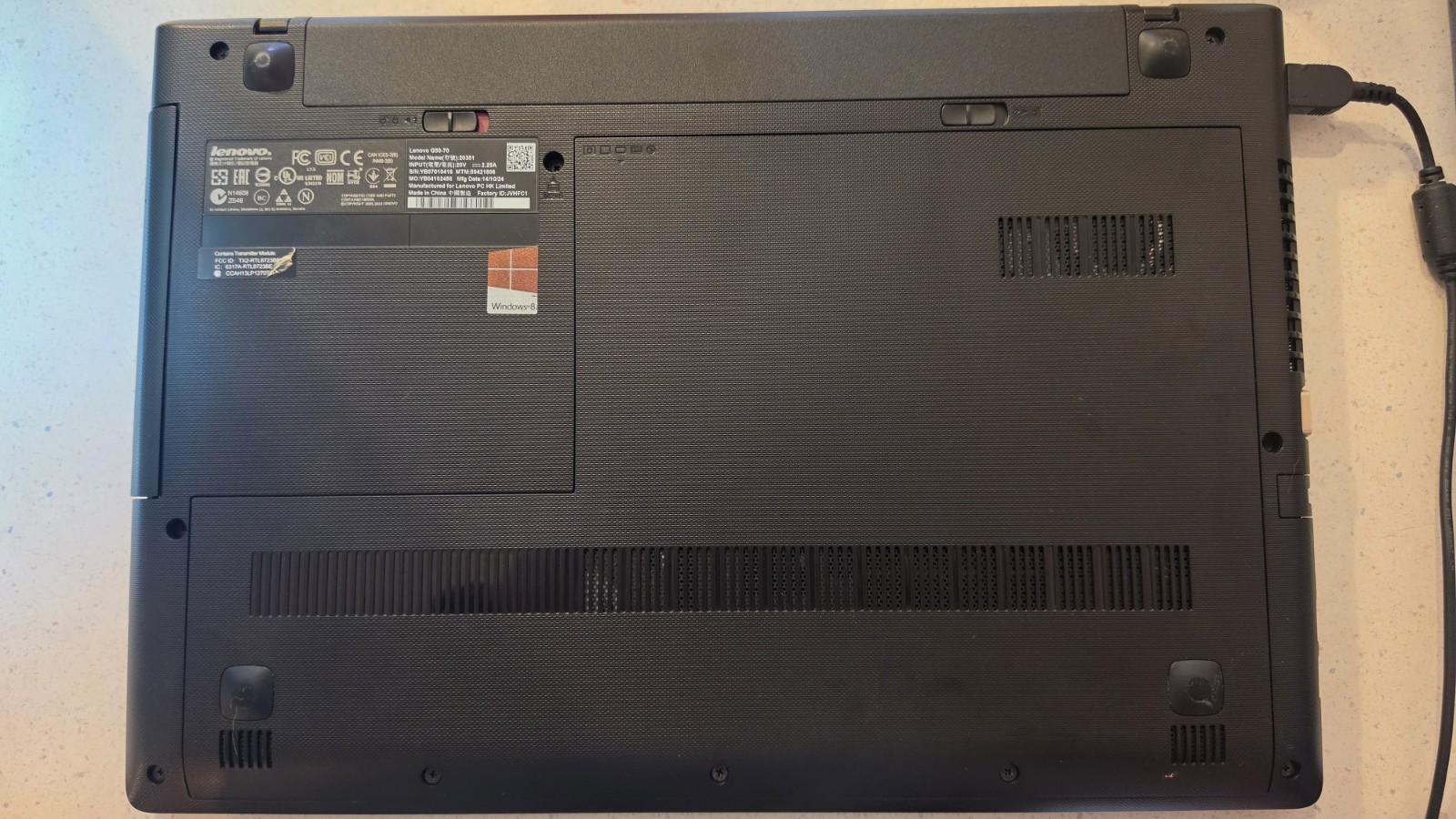 Lenovo G50-70 intel i5 1.7GHz 6Gb RAM 889GB HDD Windows 8 – Tested Works!