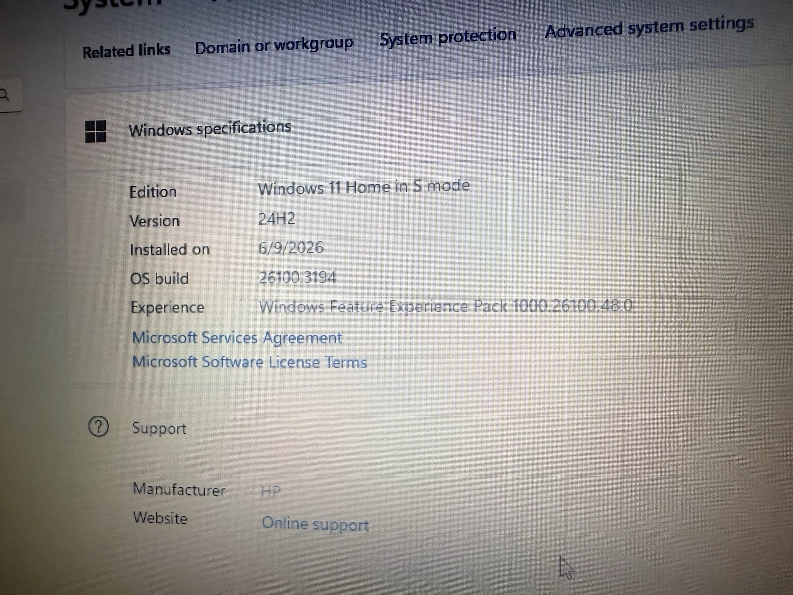 HP 14” HD Laptop, Intel Processor N150, 4GB RAM, 128GB UFS, Windows 11 in S Mode