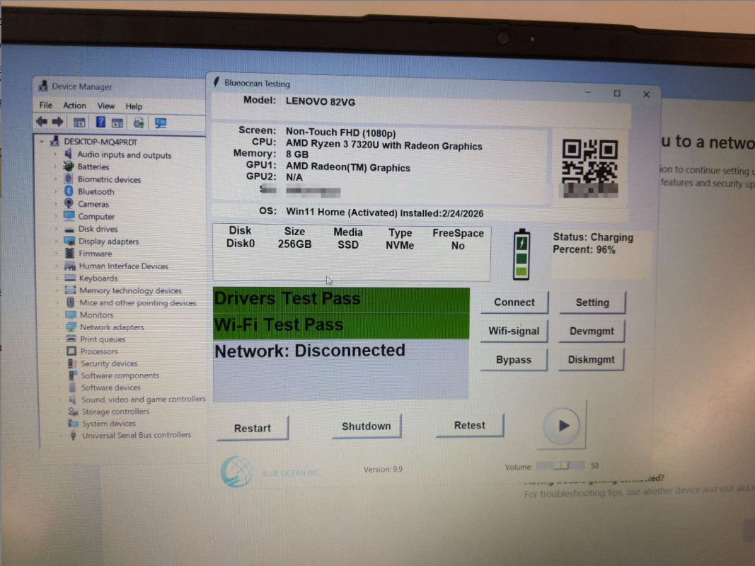 Lenovo IdeaPad 1 15.6″ FHD Laptop AMD Ryzen 3 7320U 8GB RAM 256GB SSD Win11 Home