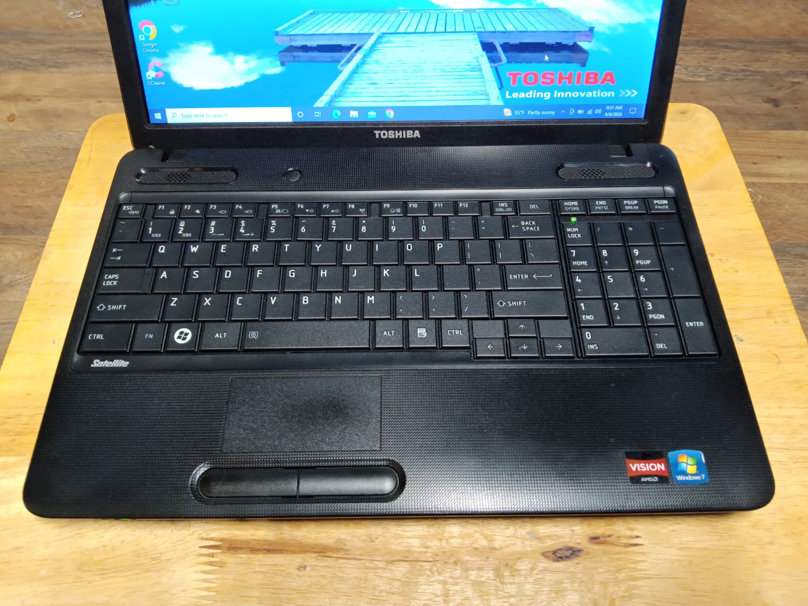 Toshiba C655D-S5529/Amd E-300 1.30ghz/6gb/120gbSSD/Windows 10 Home/15.6″/Vga