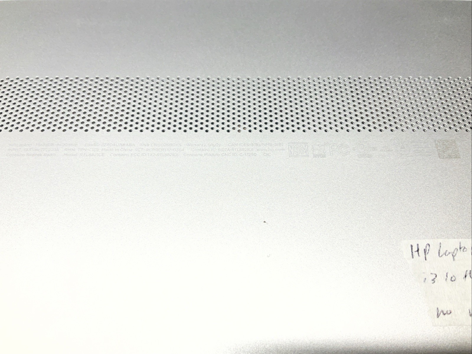 HP Laptop 15 / Intel Core i3 10th Gen / BIOS Unlocked / Parts Repair / C15