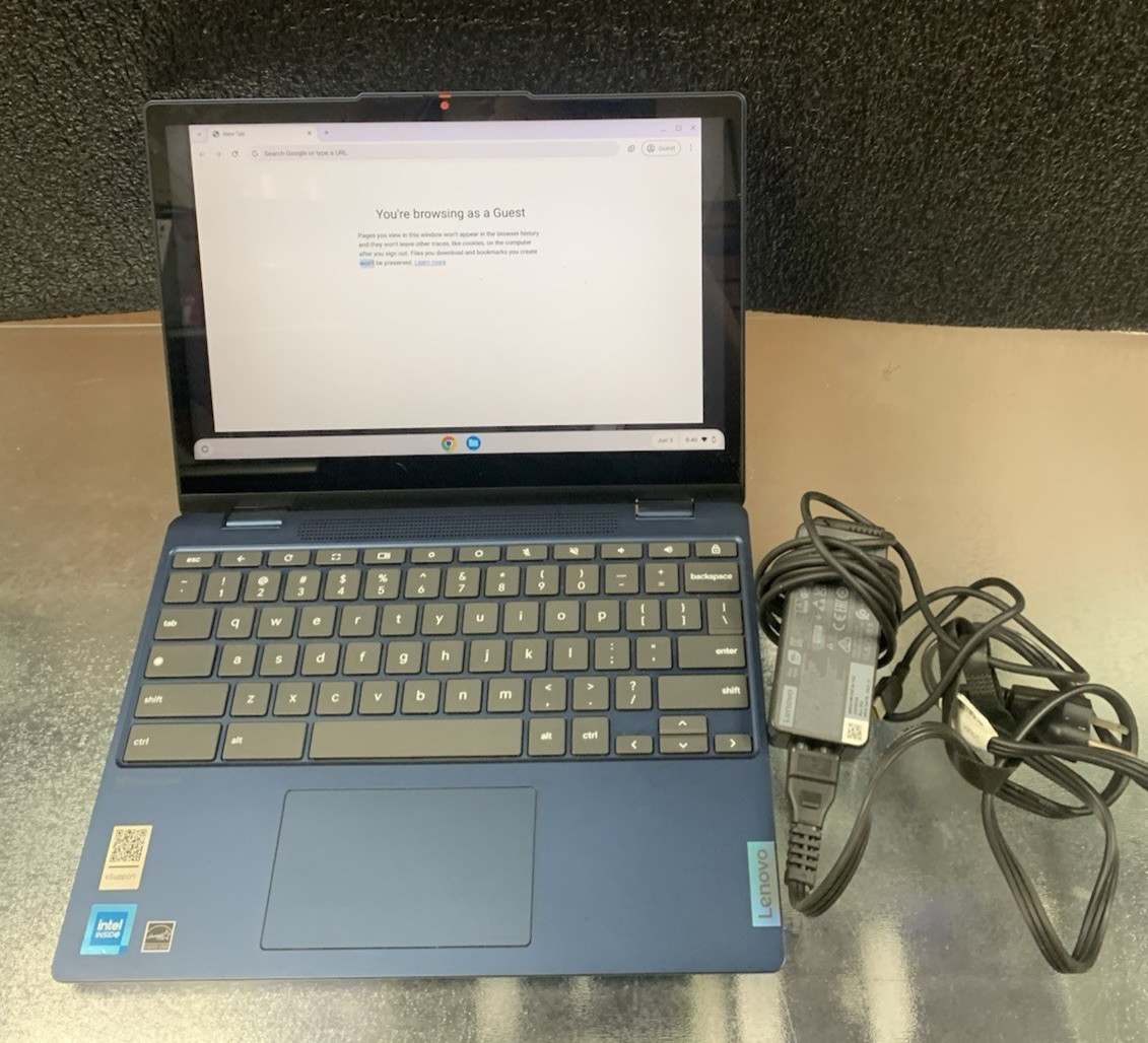 Lenovo Flex 3 12IAN8 12.2″ 1920×1200 Touch Intel N100 4GB 64GB Chromebook 2-in-1