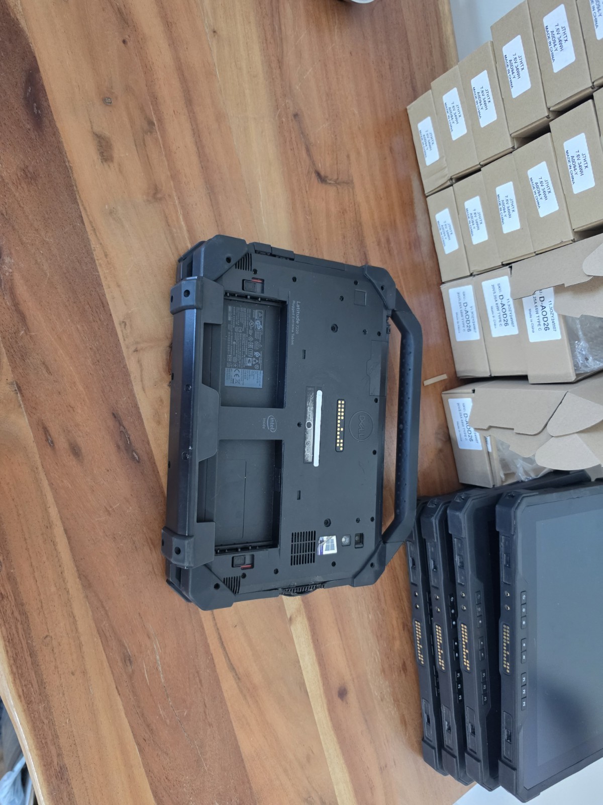 Dell Latitude 7220 Rugged Tablet 16GB 256GB LTE GPS w/ iKey IK-DELL-AT Keyboard