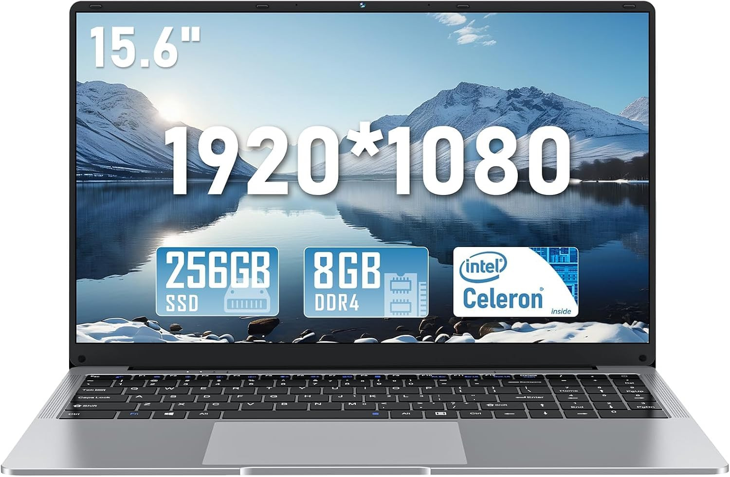 Laptop Computer, 15.6 Inch Lap Top PC 2025, Win 11 Pro, 8GB RAM 256GB SSD, N4000