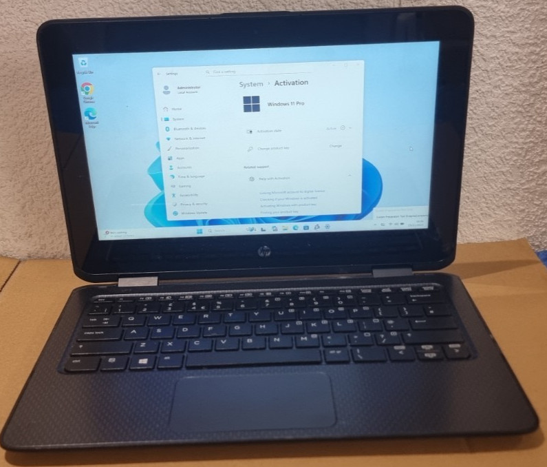 2-in-1 HP ProBook x360 11 G1 EE 11.6″ TOUCHSCREEN 192GB SSD 4GB TABLET LAPTOP