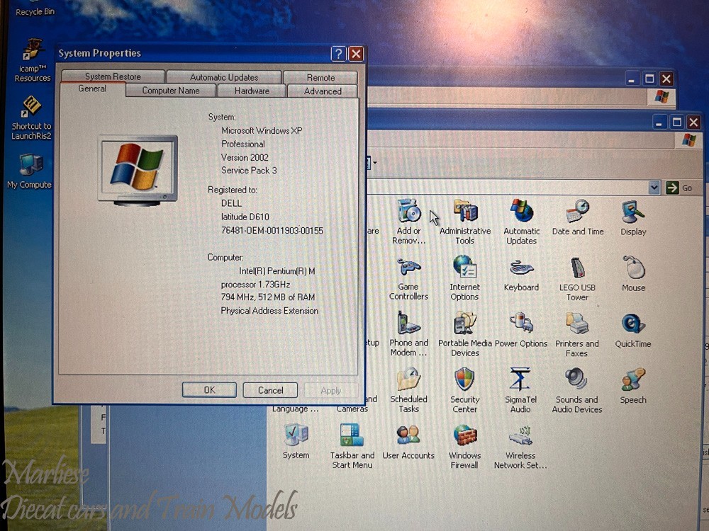 Dell Latitude D610 – Pentium M – Windows XP – Tested Working