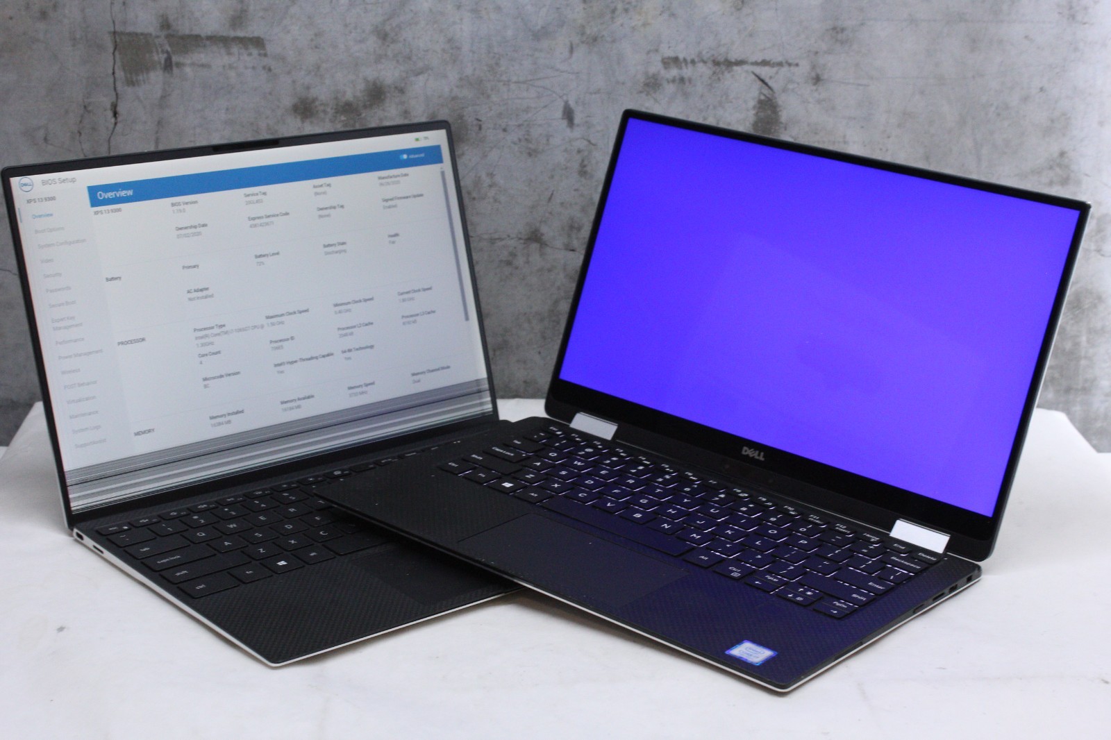 Lot of Two Dell XPS Laptops 9300 and 9365 *No SSDs, AS-IS for PARTS, READ*