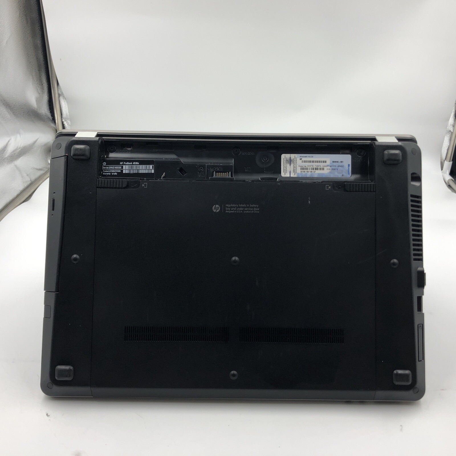 HP Probook 4530s Laptop i3-2350M 2.5GHZ 4GB NO HDD/OS/Battery Bad GPU/Board PART