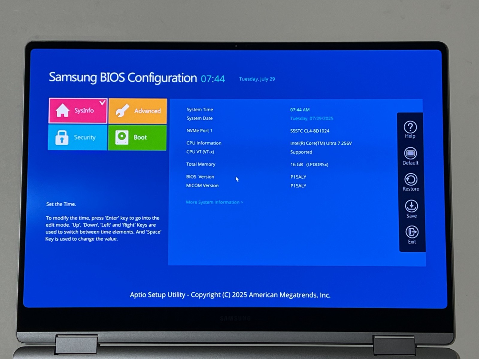 Samsung Galaxy Book5 Pro 360 16″ AMOLED Touch Ultra 7 256V 16GB 1TB W11H