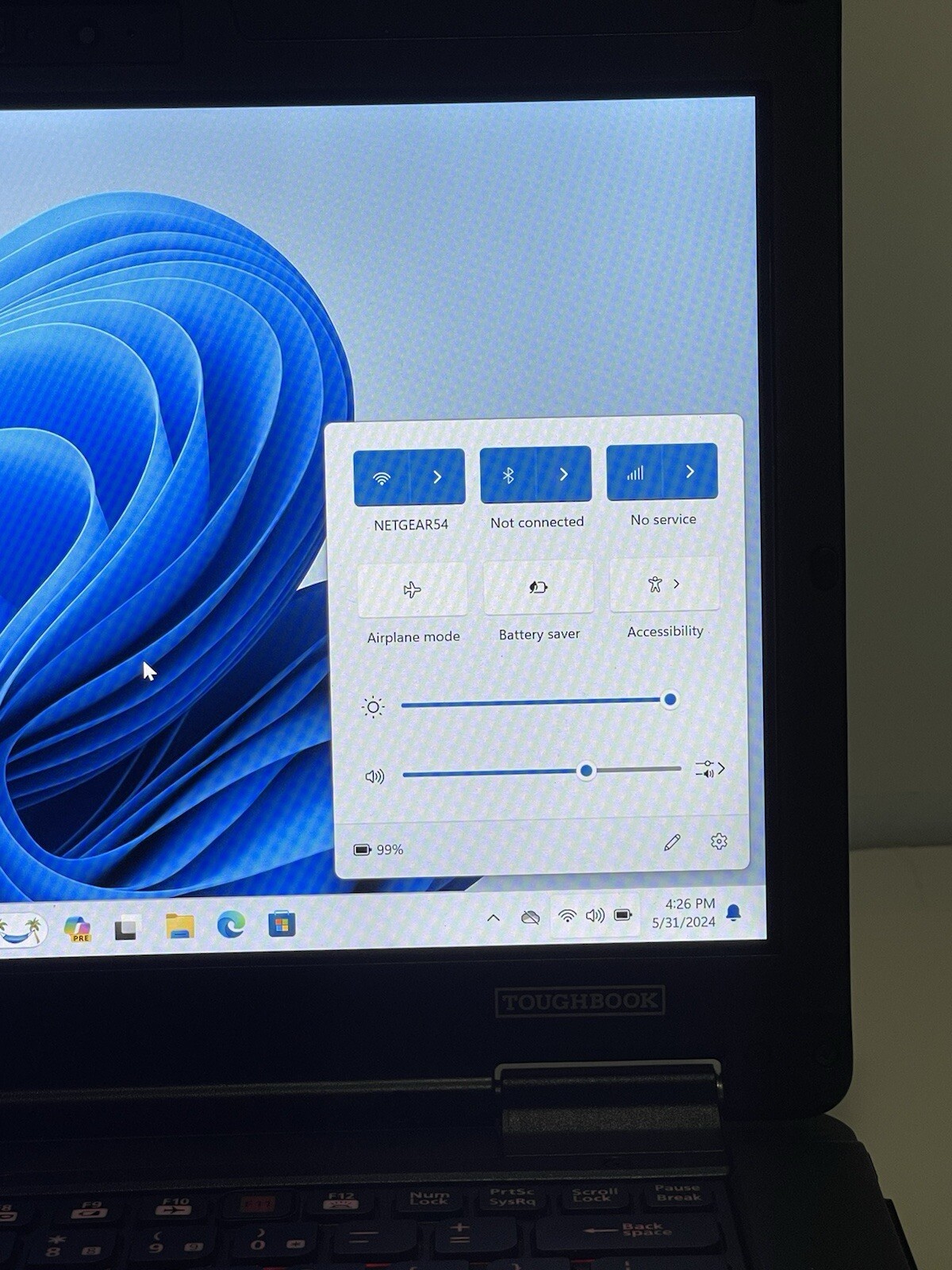 Panasonic Toughbook CF-54 MK3 i5-7300 16GB 256 SSD W11P Good GPS Touchscreen
