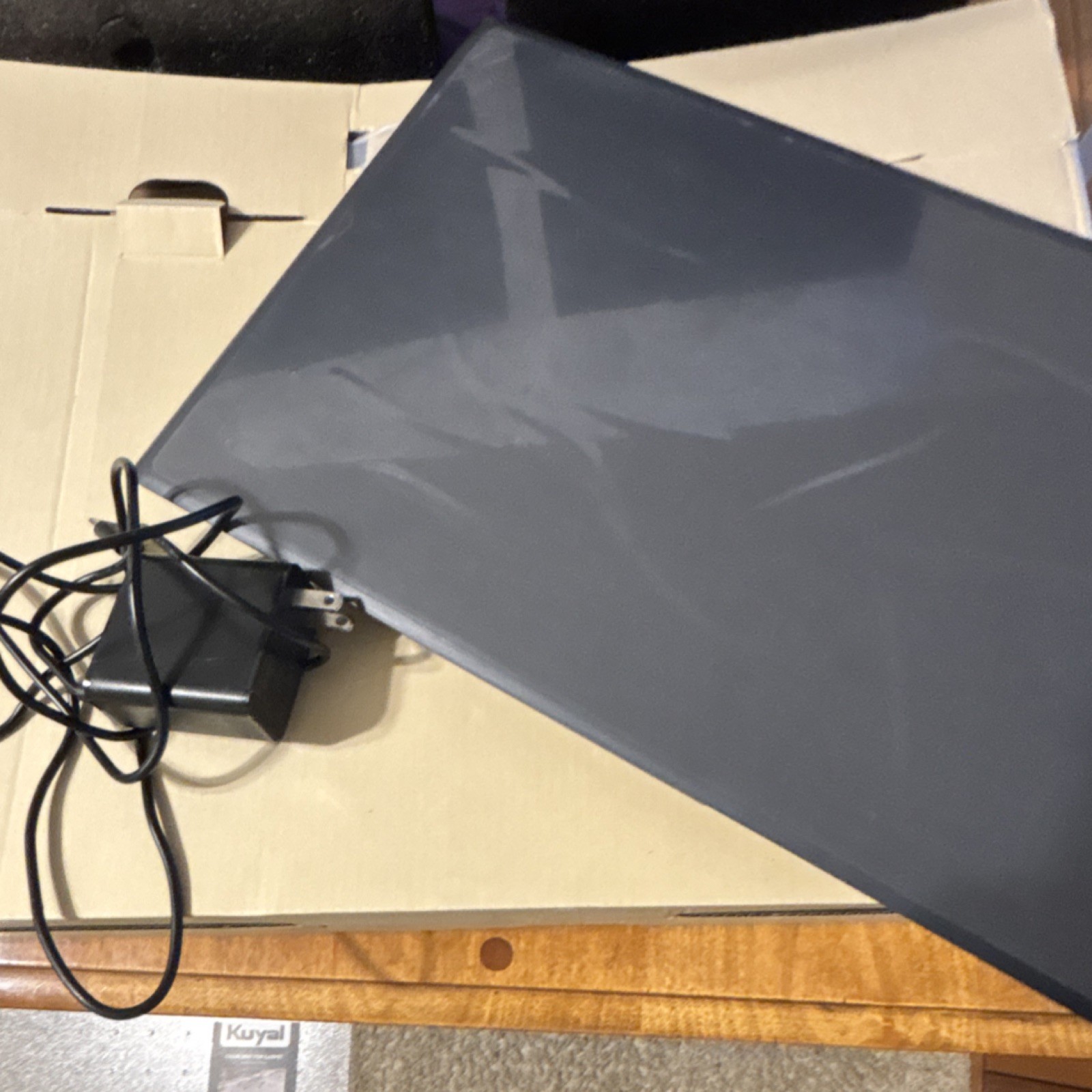 Gray Notebook Laptop PC Includes Charger, Power Adapter and Original Box
