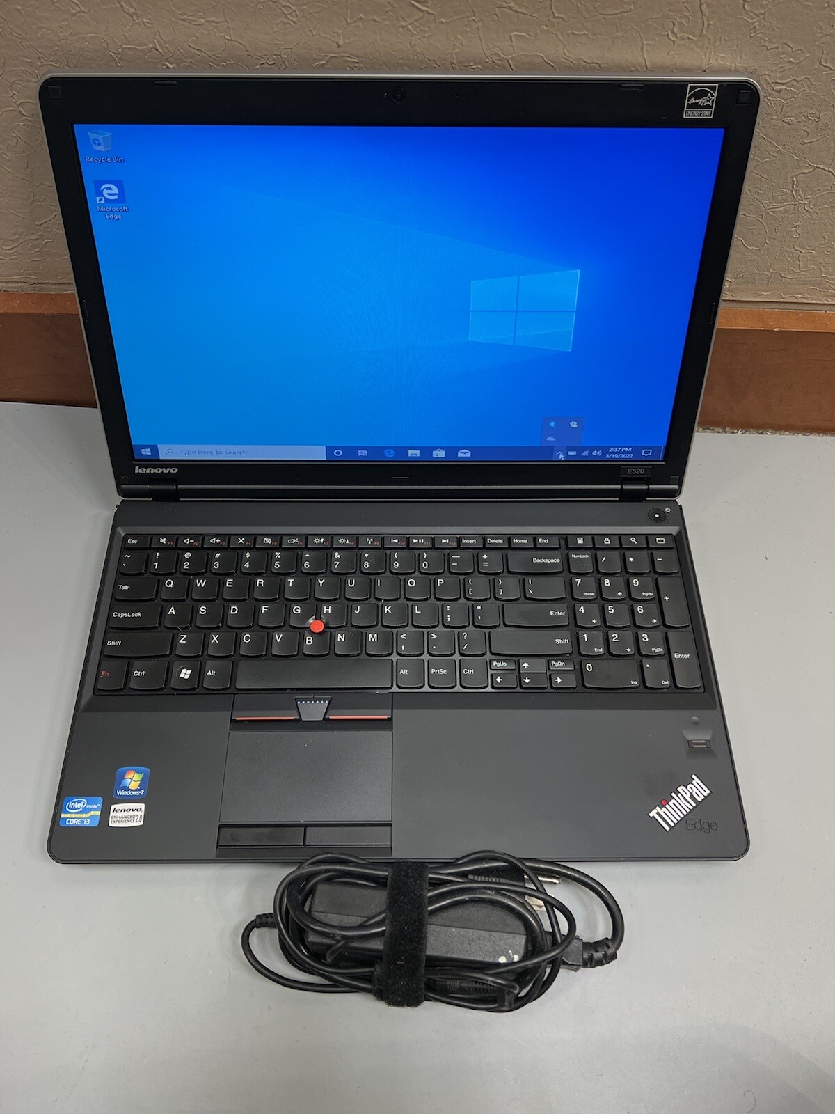 LENOVO THINKPAD EDGE E520 15.6″ Core i3-2350M 4GB RAM 500GB WEBCAM BLUETOOTH