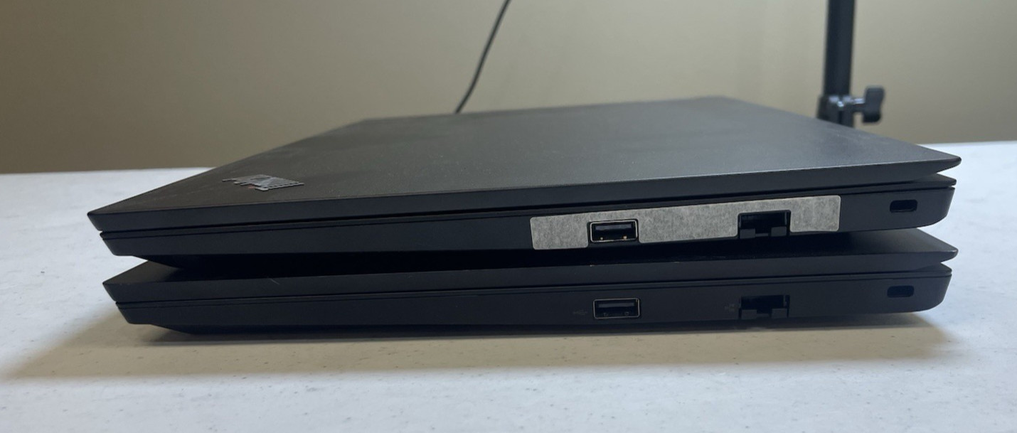 Lot of 2 Lenovo ThinkPad E15 Gen 2 i5 NO RAM NO SSD NO POWER FP/R