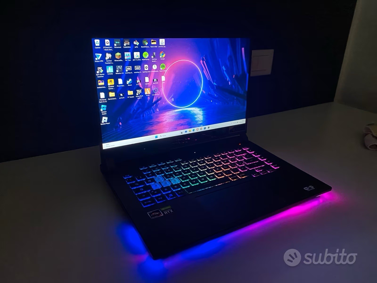 ASUS Strix G15 G513RM-HF299W 15.6″ 300Hz FHD (1TB SSD, AMD Ryzen 7 6800H,…