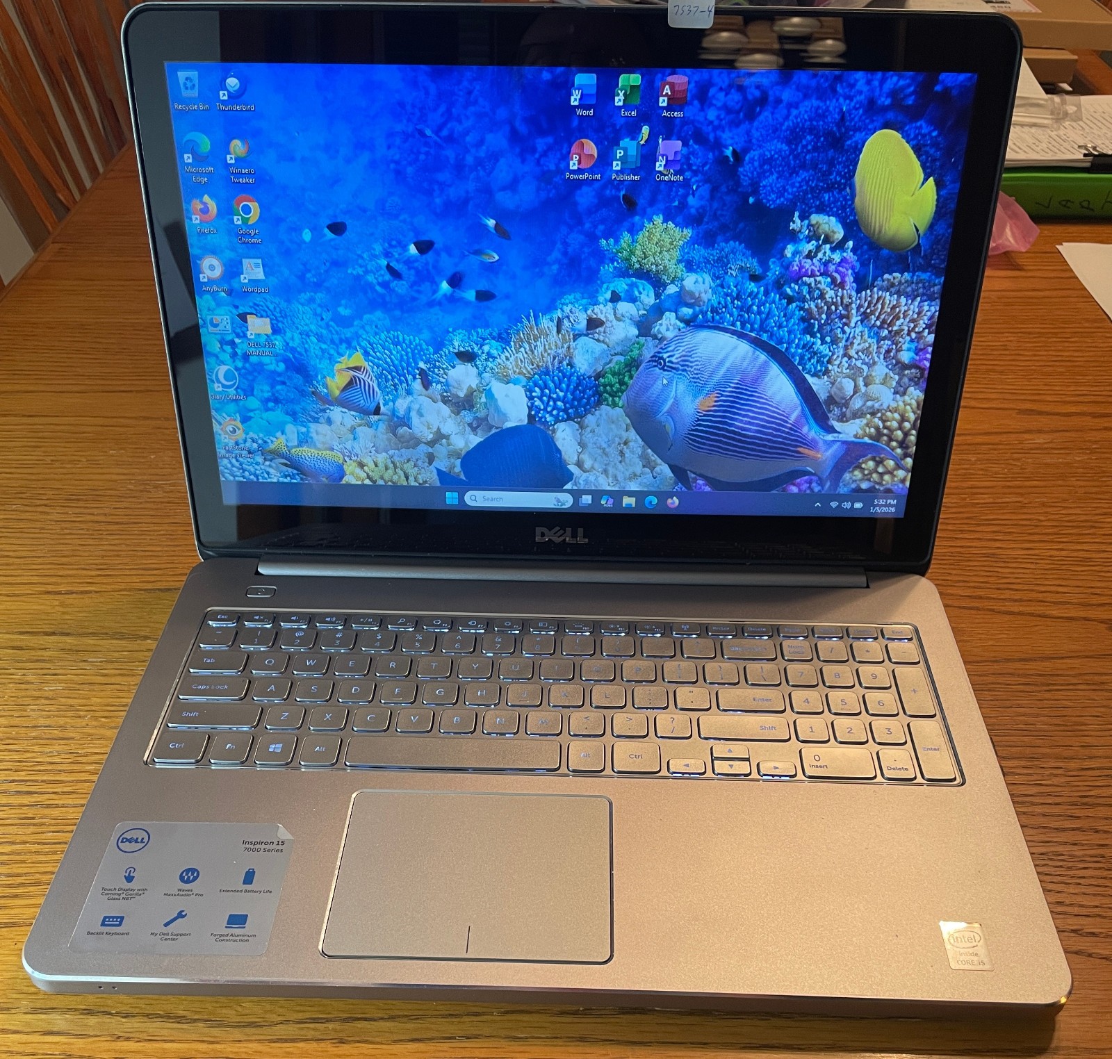 DELL INSPIRON 7537 Laptop *TOUCH* 15″ i5 Win11 Pro 25H2/Office 2021-extras-4