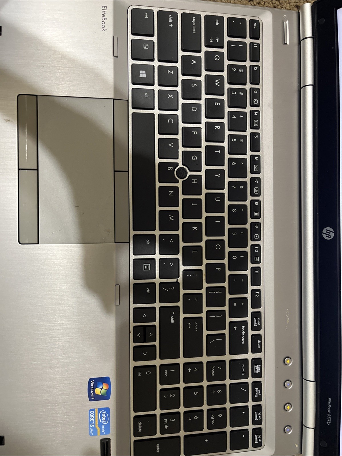 HP EliteBook 8570P Intel i5 2.5GHz – Read Description Before Buy