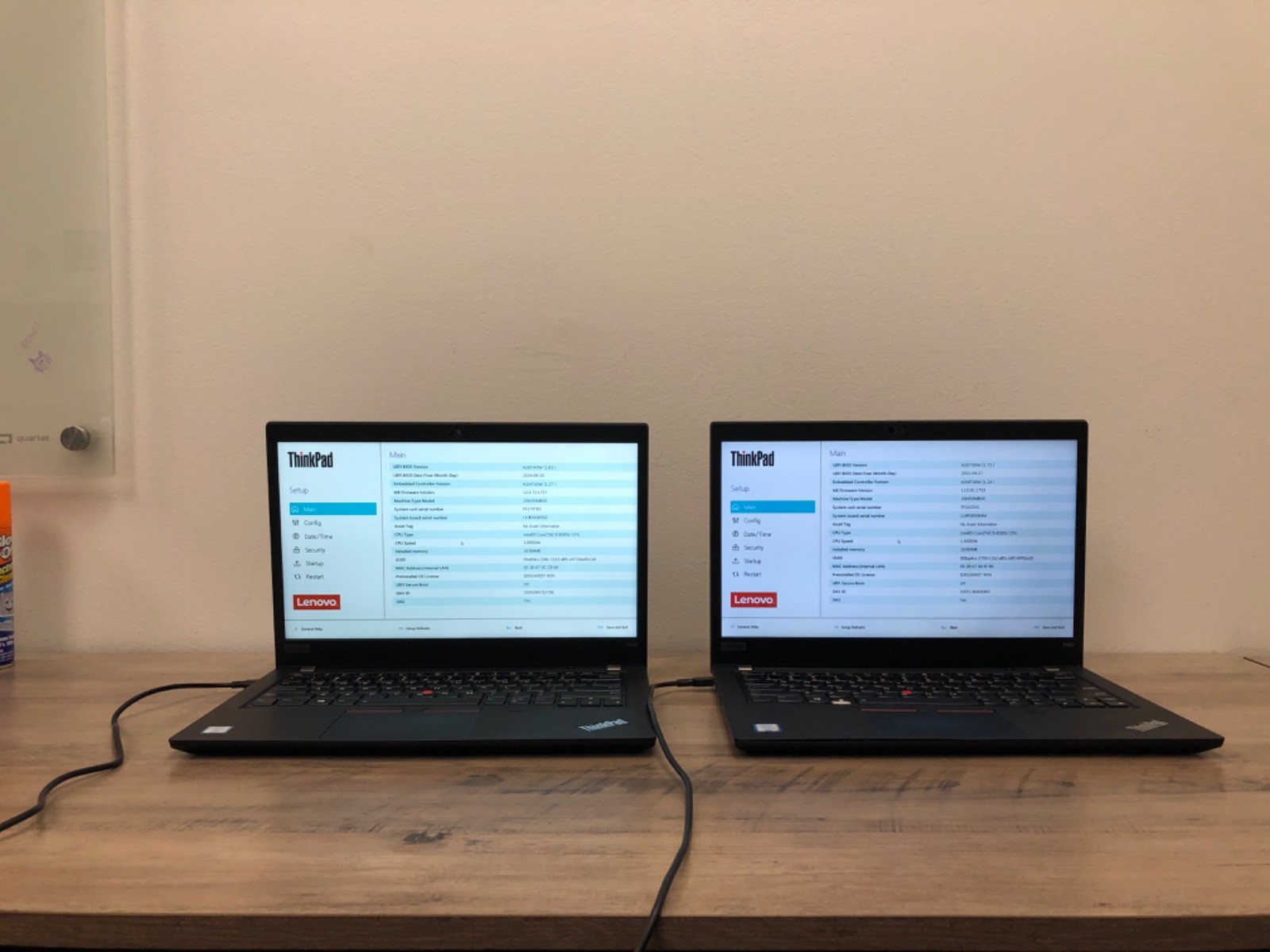 [LOT OF 2] Lenovo ThinkPad T490 14″ 20N3 | NO SSD | PARTS ONLY | MISSING SCREWS