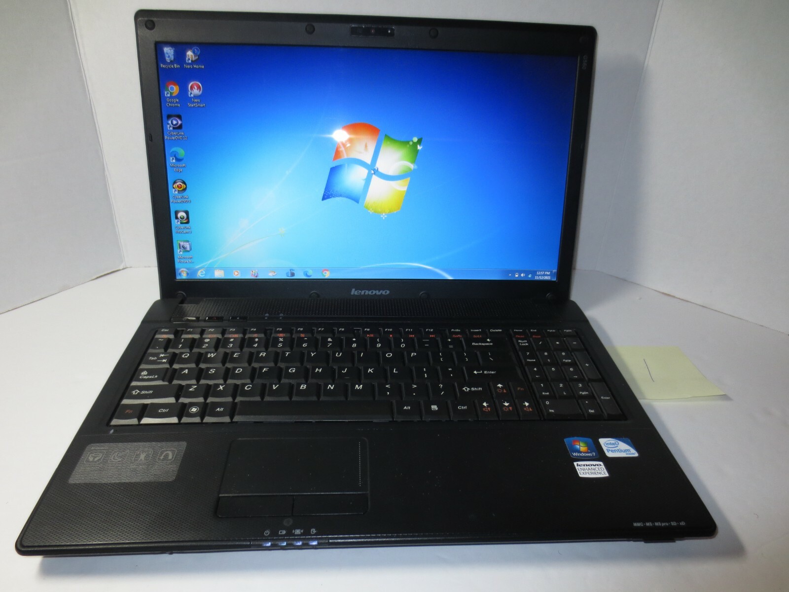 LENOVO G560-0679 15.6″ INTEL PENTIUM P6200@2.1GHz 4GB RAM 250GB HDD WIN7 OFF13 1