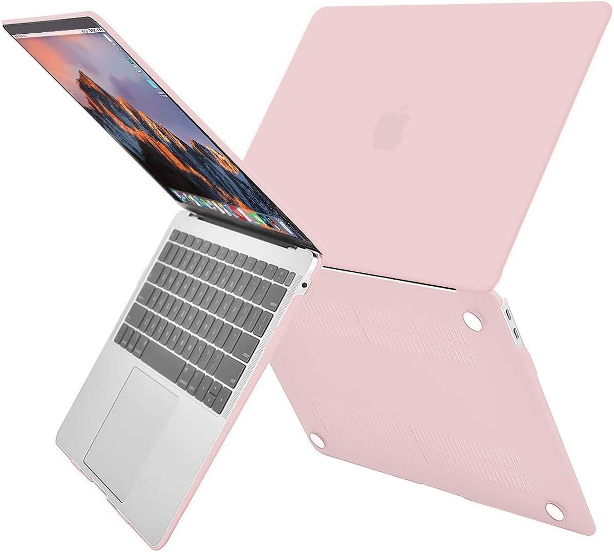 MacBook Air 13 inch Case M1 2021 2020 2019 2018 Release A2337 A2179 A1932 Rose Q