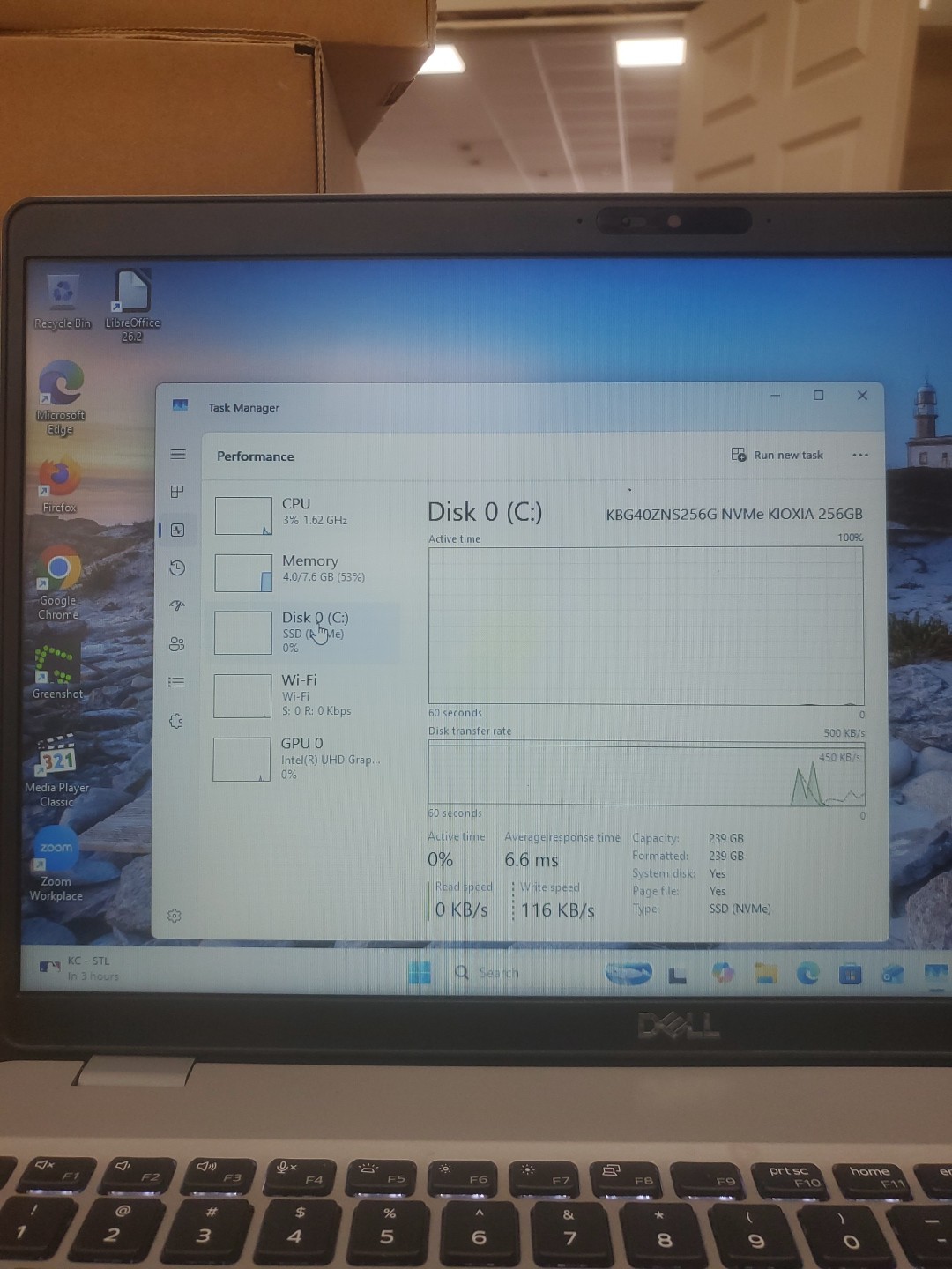 Dell Precision 3550 Laptop – i5-10310U 8GB 256GB SSD 15.6″ 051526-80