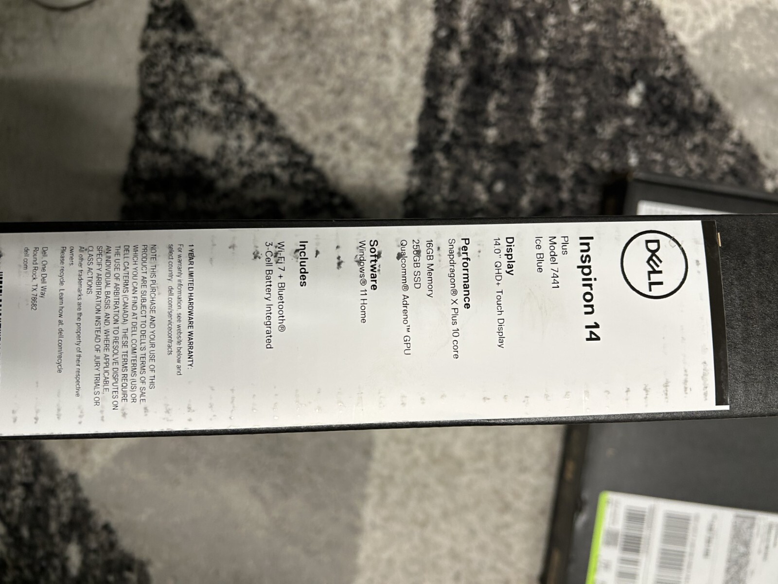 Dell Inspiron 14 Plus 7441 (14in QHD+ Touch Display, 16GB RAM, 256GBSSD)