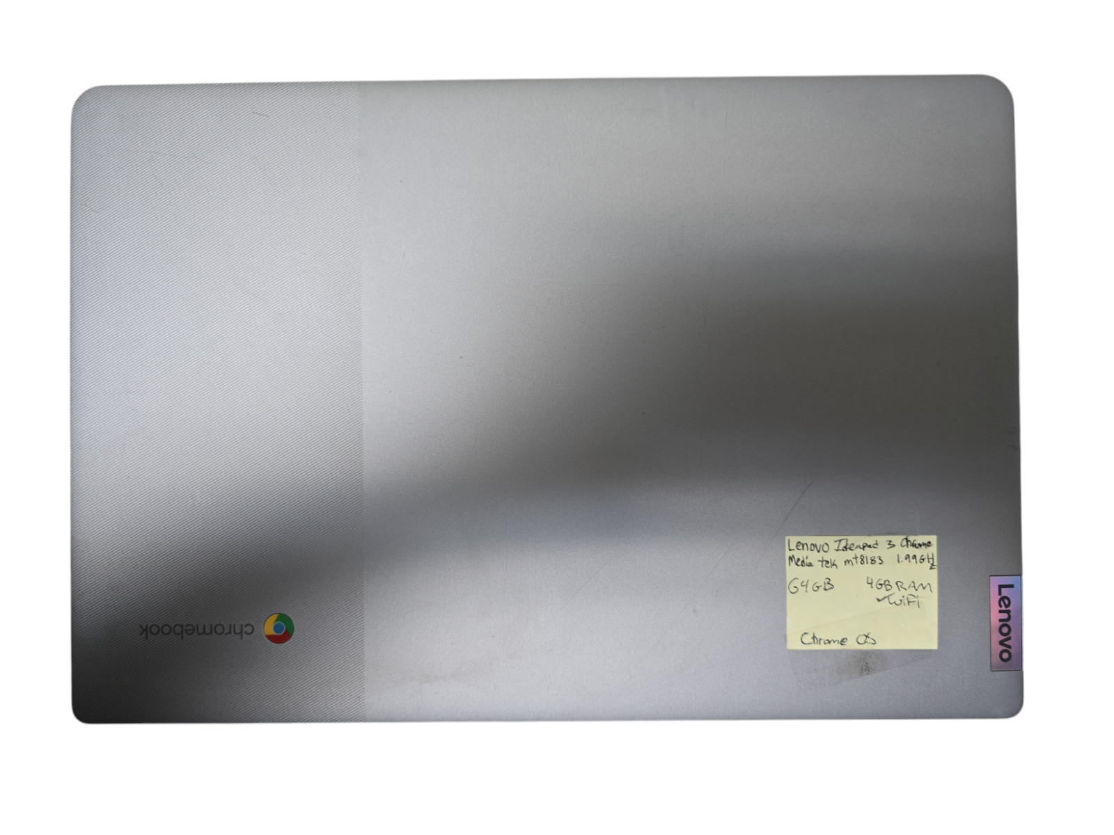 Lenovo Ideapad 3 Chrome MediaTek MT8183@1.99GHz 64GB HDD 4GB Ram ChromeOS Tested