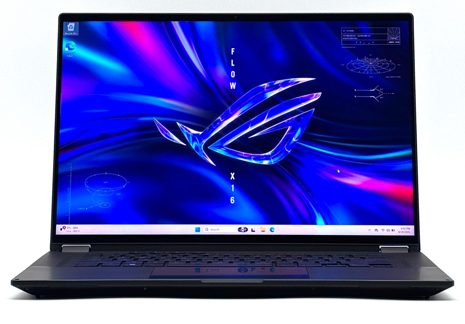 ROG Flow X16 GV601 16 QHD+ TOUCH 3.3GHz Ryzen 9 *UPGRADED 2TB SSD* RTX 3060