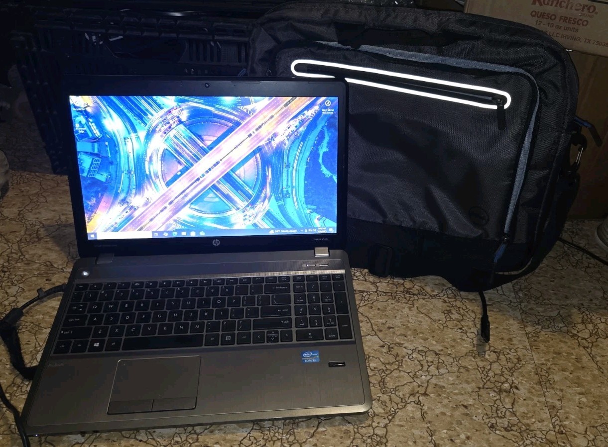 HP ProBook 4540s(500GB, Intel Core i3 2.40GHz, 8GB)Laptop Win10 Pro w/Bag