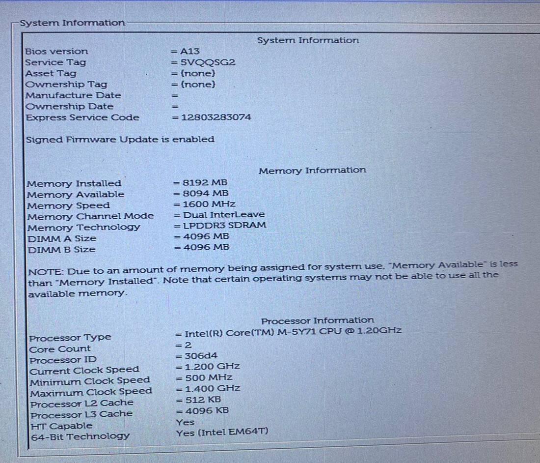 Dell LATITUDE 7202, M-5Y10C, 1TB SSD, 8GB, 11.6″ Touch, Win10Pro, 4G