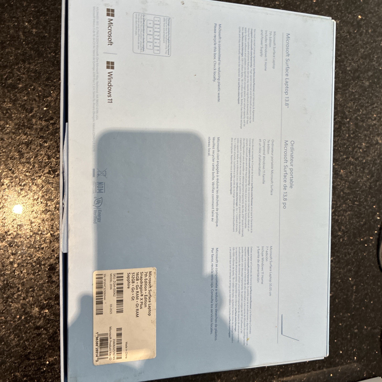 Microsoft Surface Laptop Copilot+ PC 13.8 Touchscreen Snapdragon X Plus Process