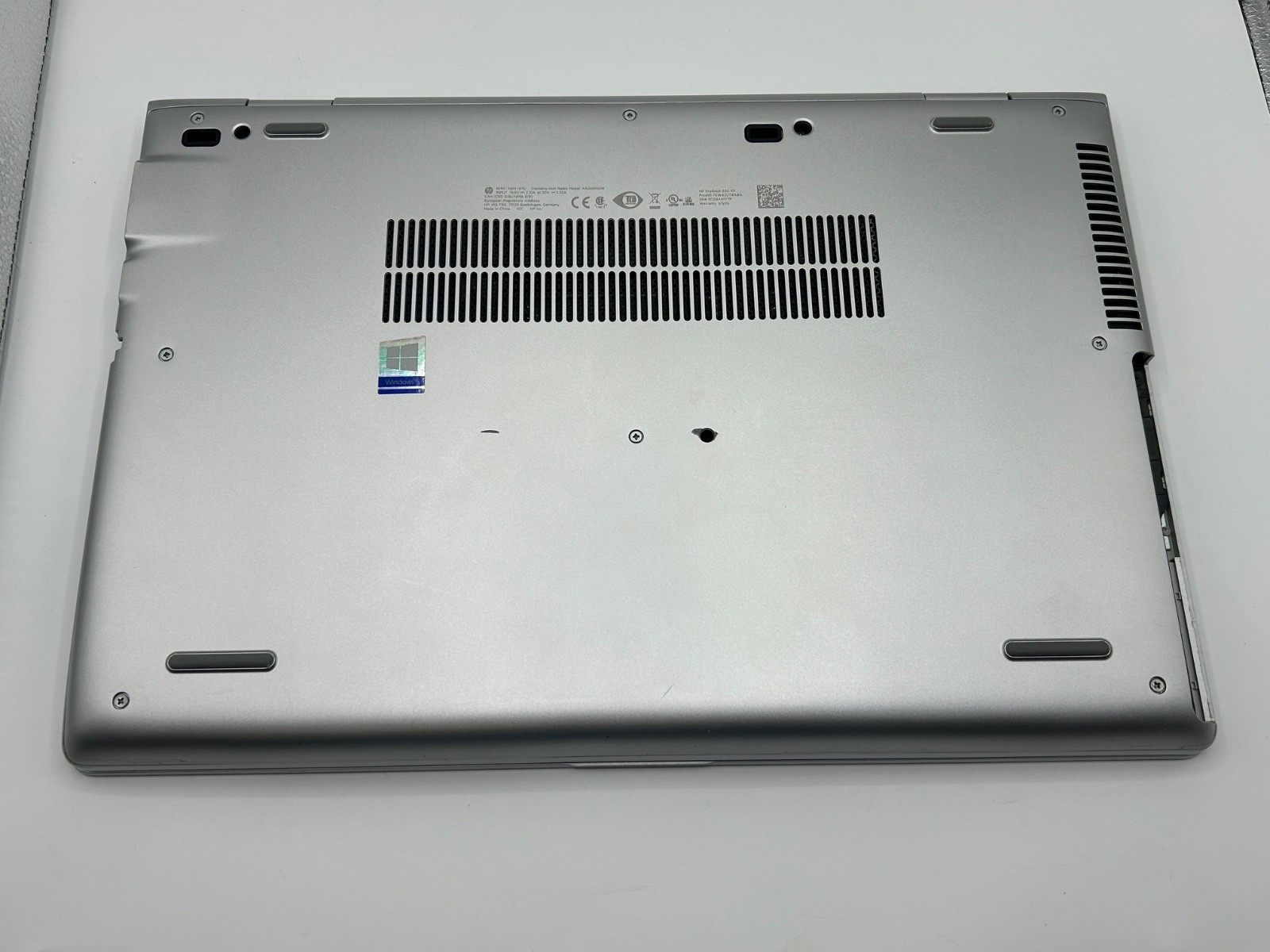 HP ProBook 650 G5 15.6″ Laptop i5-8265U 1.60GHz 8GB RAM Without Storage No Wi-Fi