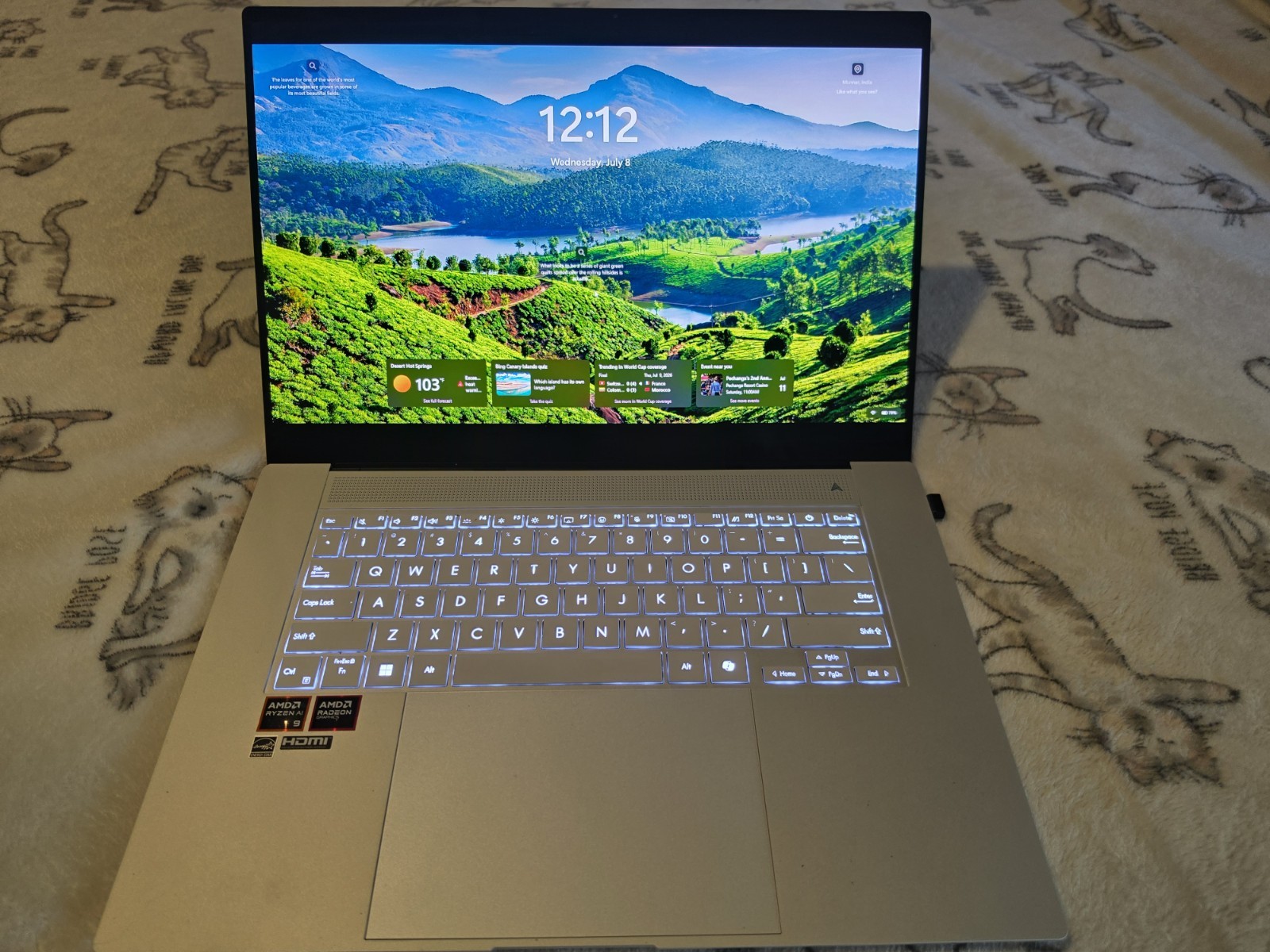 ASUS Zenbook S 16 3K 120Hz OLED Touch (Ryzen AI 9 365, 24GB RAM, 1TB SSD) White