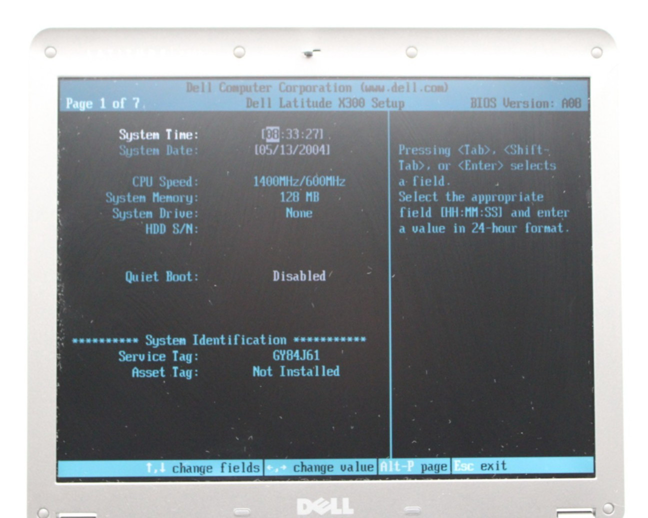 Dell Latitude X300 Intel Pentium M@1.2GHz 128MB DDR NO STORAGE/OS *USED/TESTED*