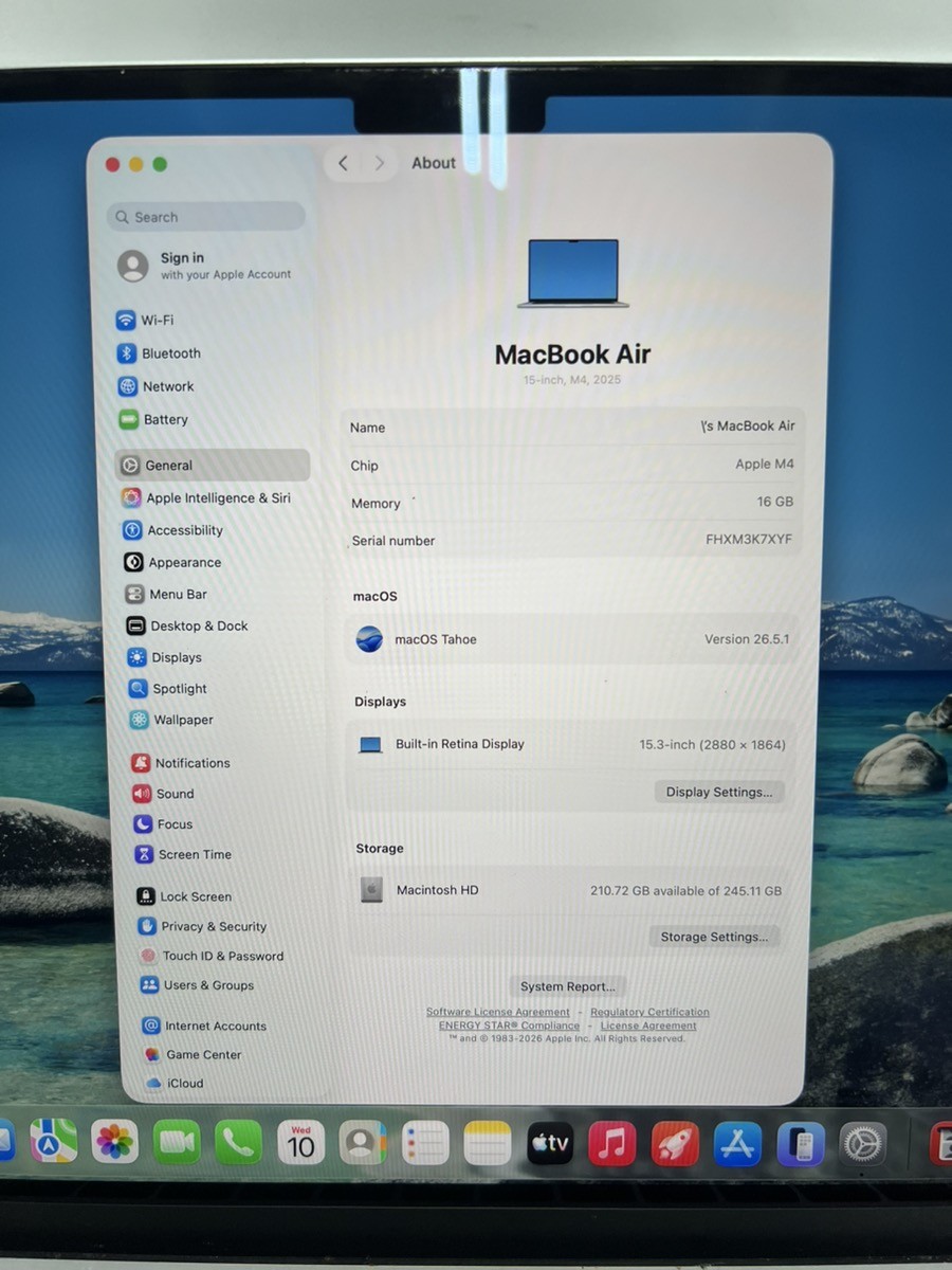 LAPTOP/NETBOOK APPLE MODEL MACBOOK AIR A3241 (UD3047064)