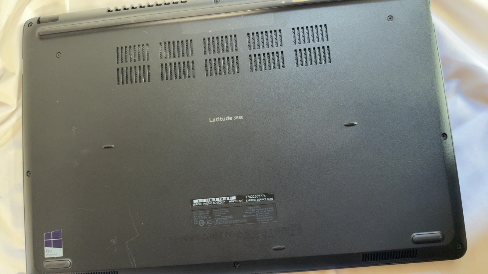 Dell Latitude 3580 i5-7300U 2.6GHz 8GB RAM 15.6 FHD No Battery Laptop PC 15″