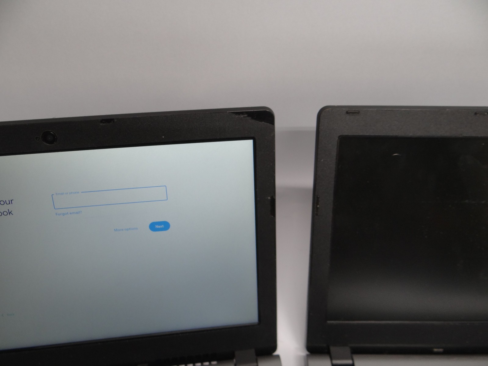 Lot of (2) Acer C720-2844 11.6 inches Intel Celeron 4GB RAM 16GB SSD Chromebook