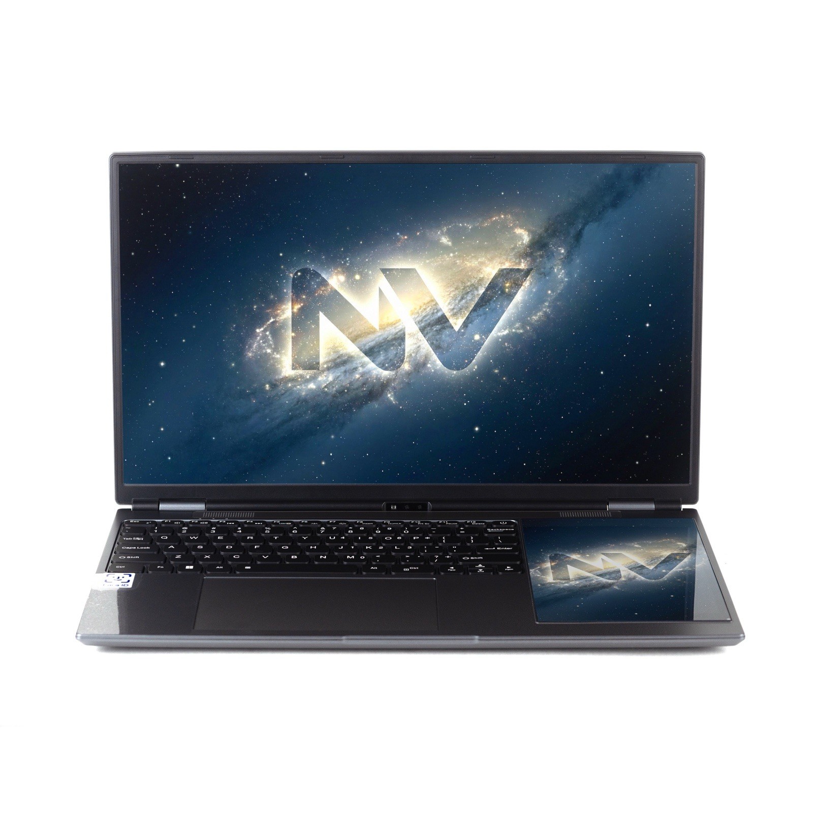 NV 15,6” Laptop + 7” Touch Display | Intel N95 | 16GB Ram | 512 GB SSD | Face ID
