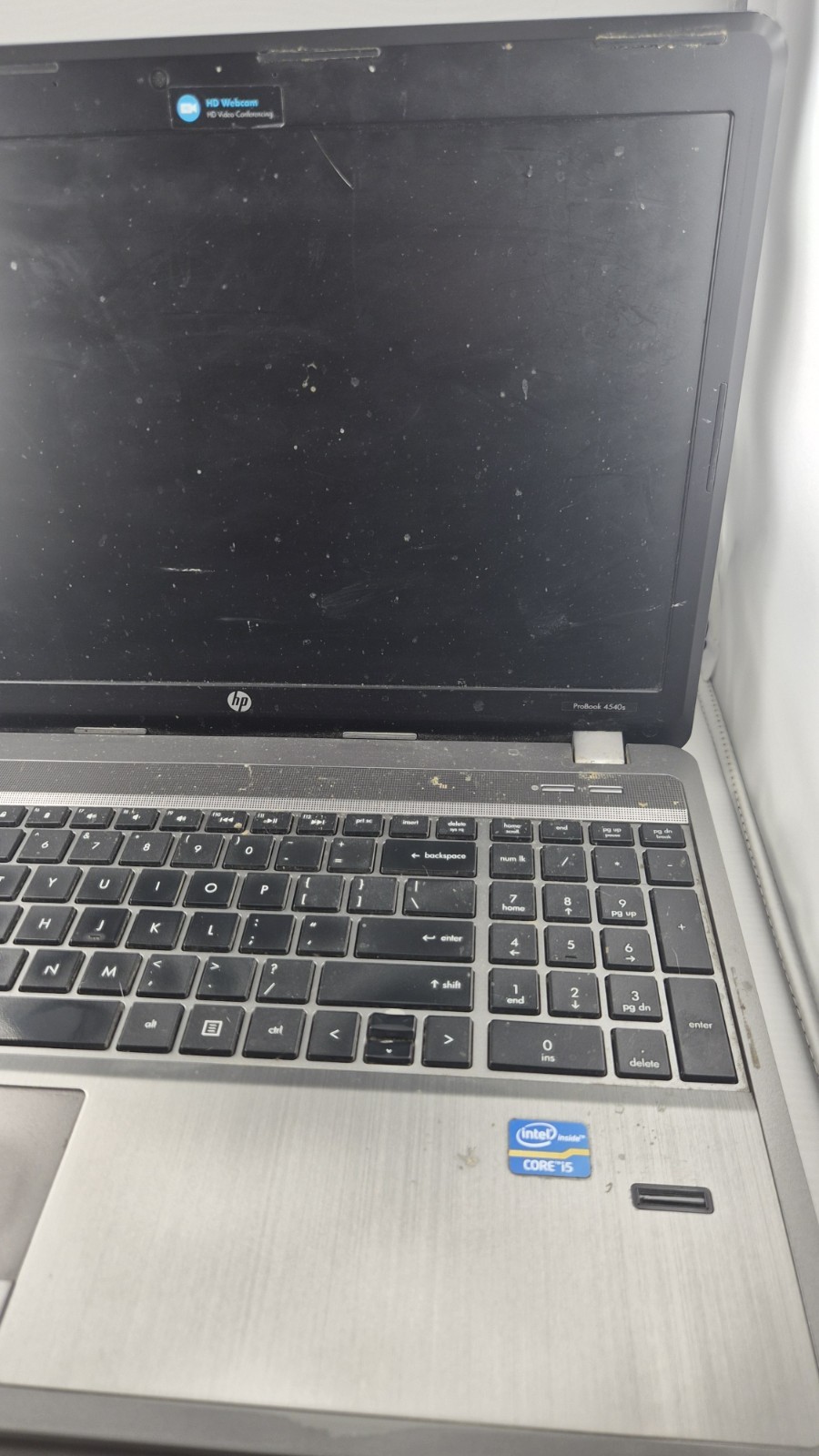 HP ProBook 4540s Intel i5 Laptop – For Parts / Not Working – Read Description