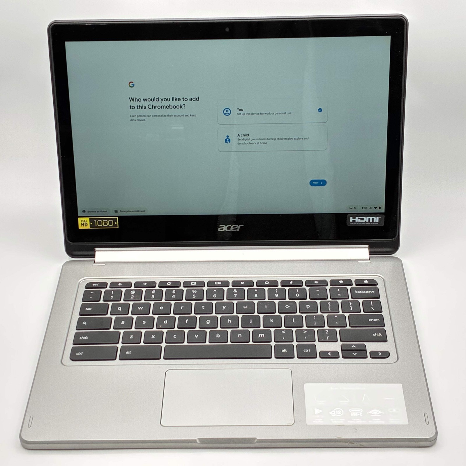 Acer Chromebook Laptop R13 CB5-312T-K95W 13.3″ MediaTek MT8173C 4GB/64GB Chrome