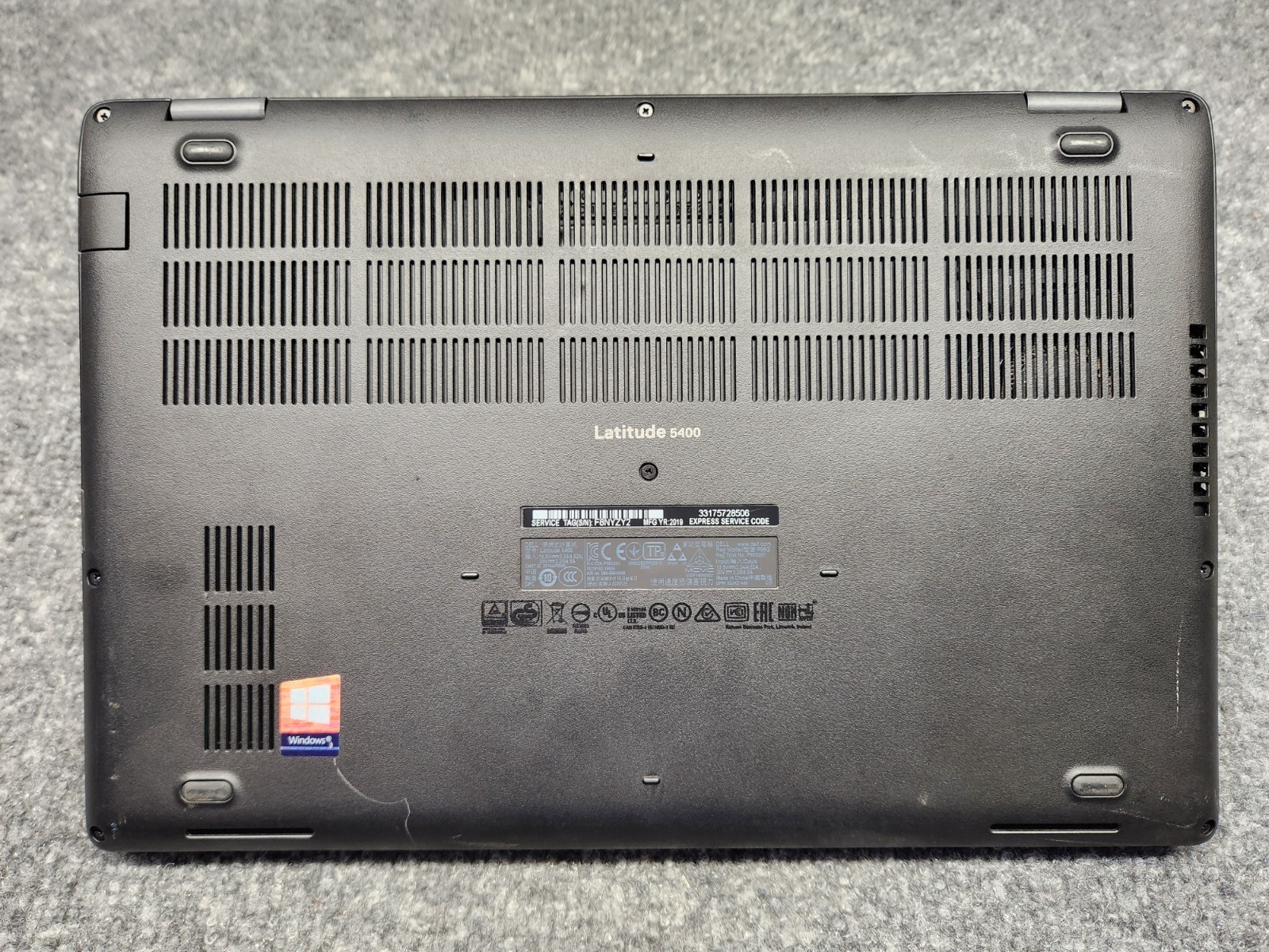 Dell Latitude 5400 14″ Laptop Intel Core i5-8365U 1.60GHz 8GB RAM 256GB SSD