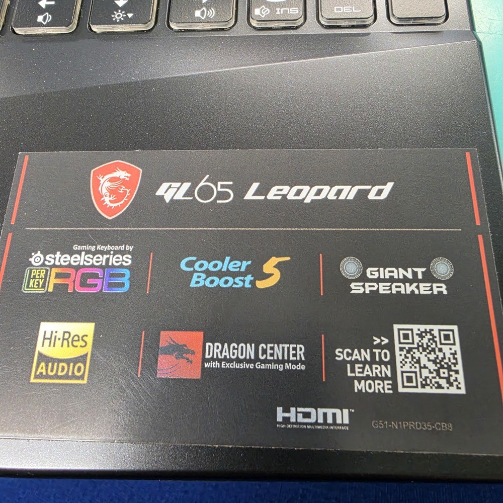 MSI GL 65 Leopard MS-16U7 Gaming Laptop