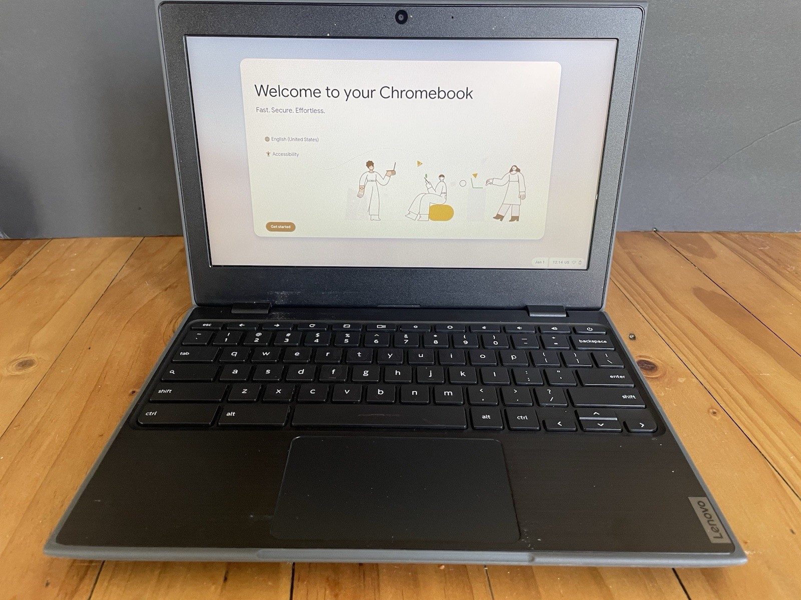 Lenovo 100e Gen 2 Chromebook 11.6” 4GB 32GB Wi-Fi Laptop 81QB0000US Black