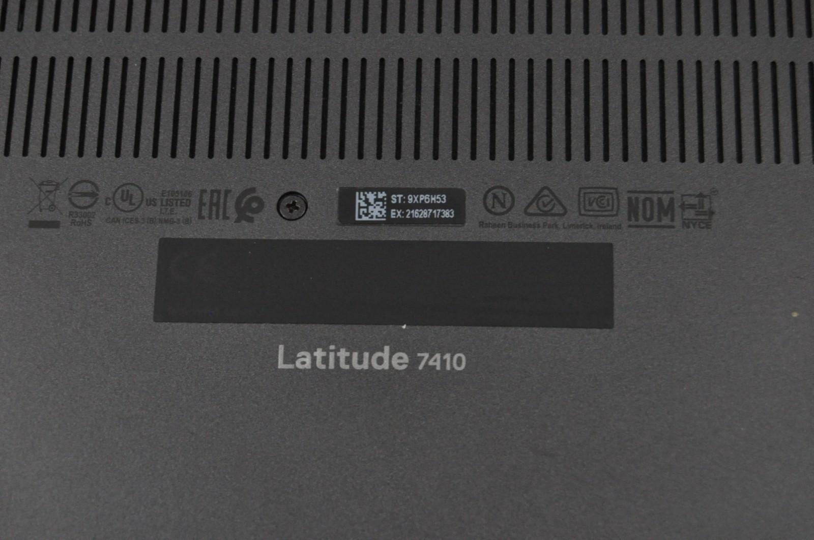 Dell Latitude 7410 Intel Core i7-10610U 16GB RAM No SSD #1643