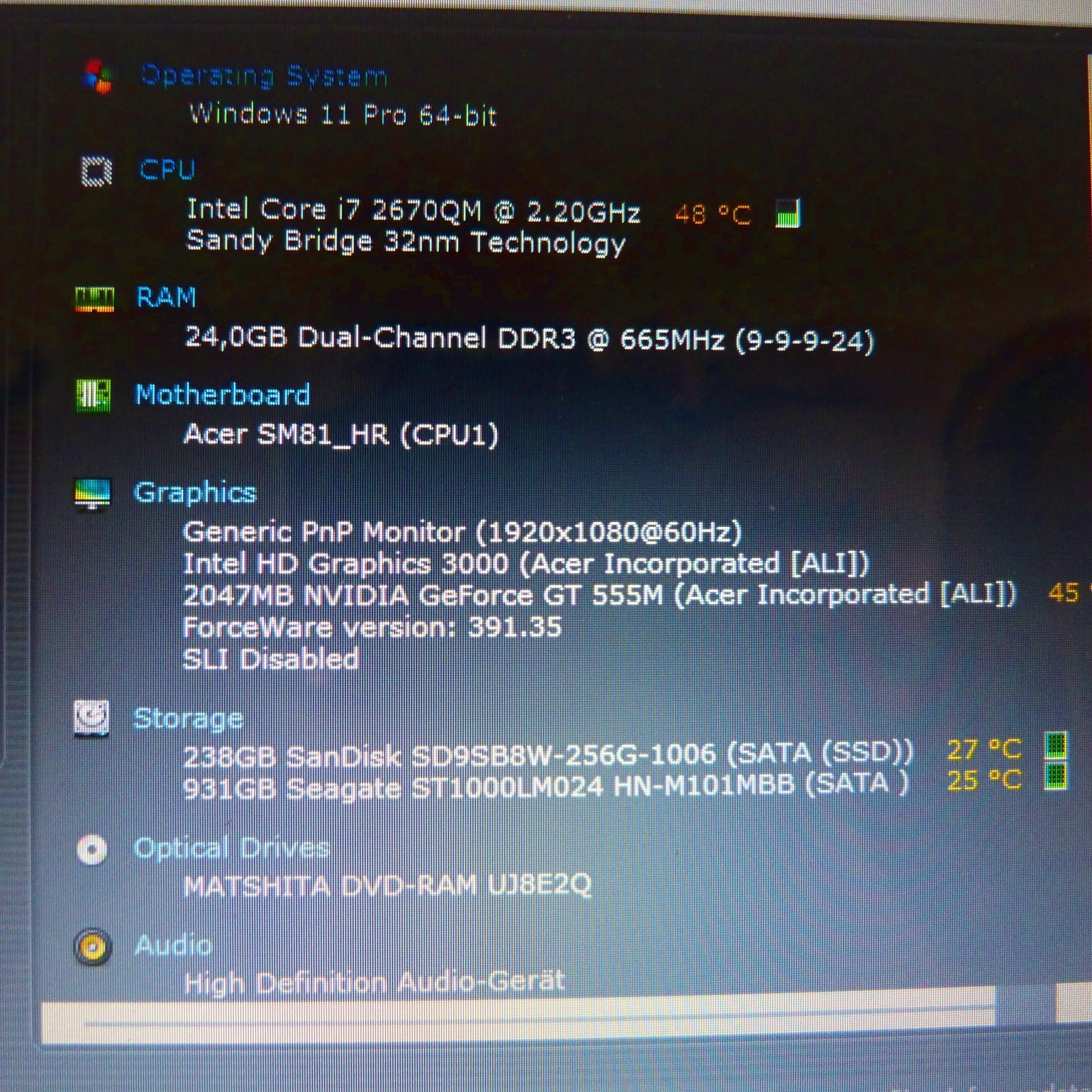 Acer 8951 ETHOS MAX Cinema Monster 18 inch FULLHD l SSD Windows 11 l 24GB…