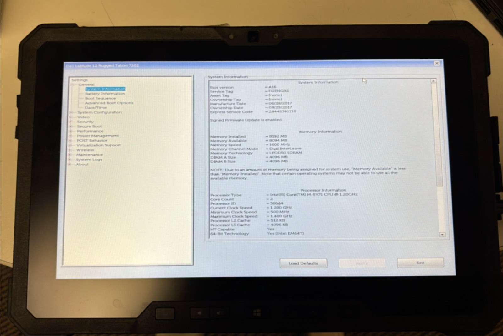 Lot Of 10 Dell Latitude 7202 RUGGED 11.6″ Core M-5Y71 8Gb RAM Touch for parts-5