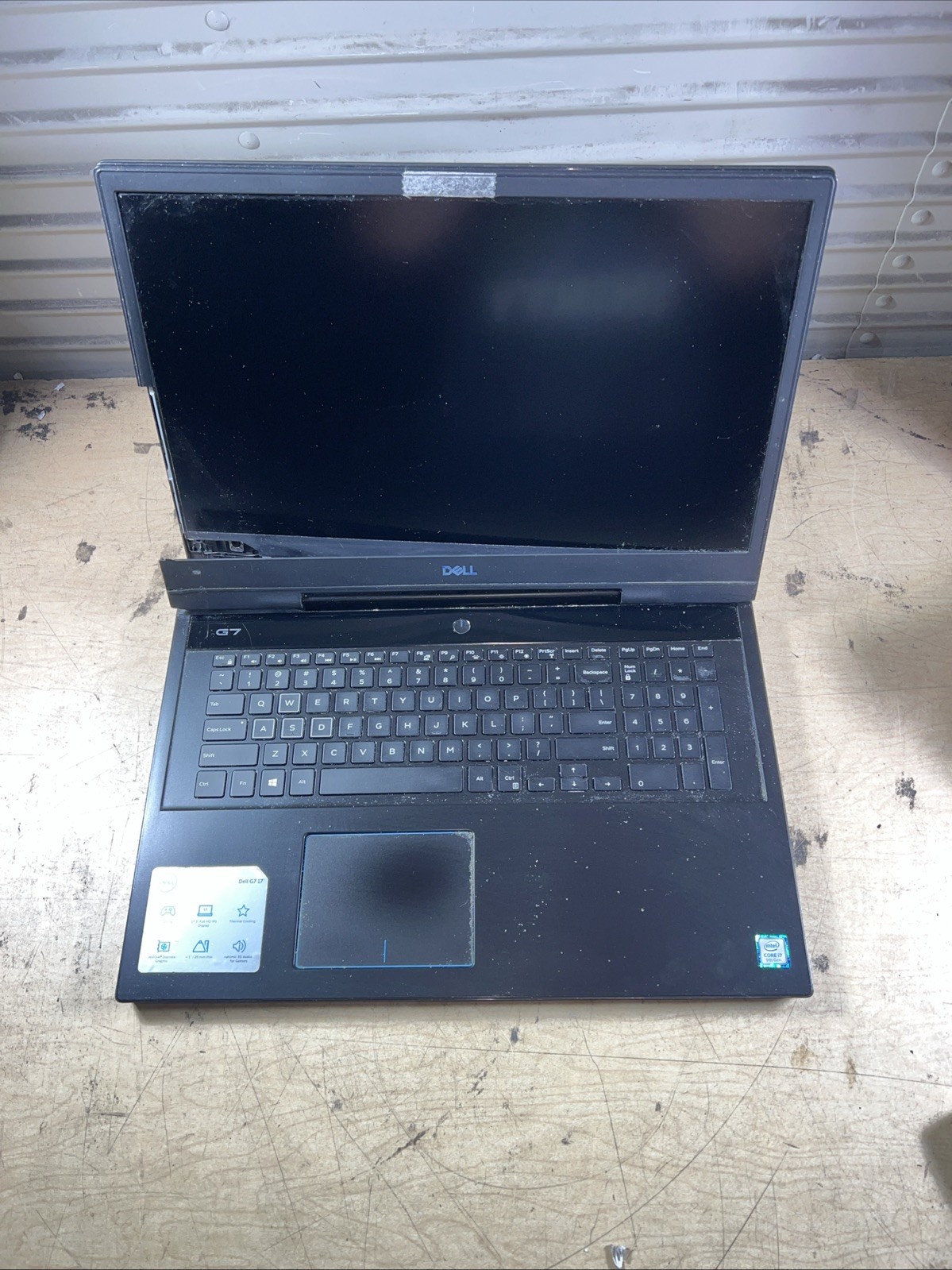 DELL G7 I7 INTEL CORE I7-9750H 2.60GHZ 16GB RAM